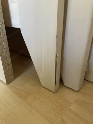 Bettgestell Holz mit Lehne OHNE Lattenrost *kleine Macken Bild 3