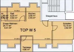 Gemütliche 2-Zimmmer Dachgeschosswohnung in Wolfurt 