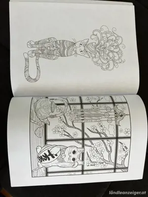 Malbuch Katzen  Bild 5