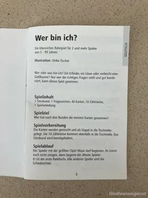 Spiel: Wer bin ich Bild 4