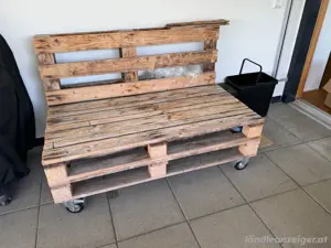 Gartenmöbel - Palettenmöbel - Paletten Lounge - Paletten Couch Bild 3