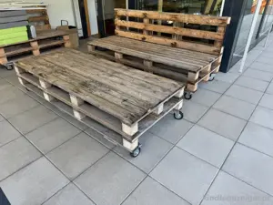 Gartenmöbel - Palettenmöbel - Paletten Lounge - Paletten Couch Bild 5