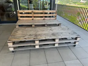 Gartenmöbel - Palettenmöbel - Paletten Lounge - Paletten Couch Bild 2