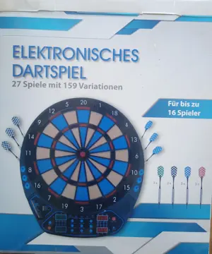 Dart-Spiel elektronisch inkl. Pfeile, Zubehör, Anleitung und Verpackung Bild 2