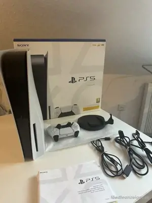 PS5 PlayStation spielkonsole mit OVP  + controller  Bild 2