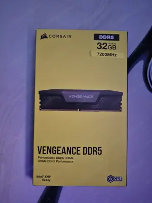 Corsair Vengeance DDR5 RAM | 7200MHz | 32GB | CL34 | Schwarz