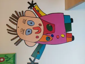 Kinder Garderobe  bunt 