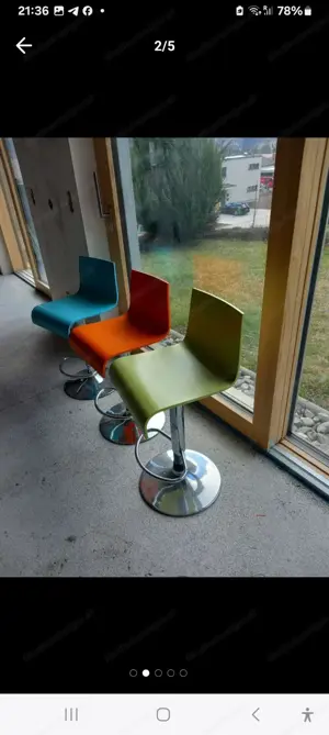 Barhocker Retro 70er Look Bild 5