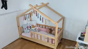 Hausbett, Kinderbett 140 x 70