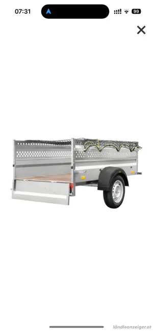 Anhänger 750Kg Führerscheinfrei Humbaur  Bild 2