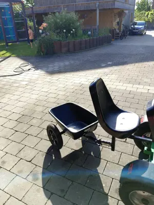 gokart mit soziussitz und anhänger Bild 4