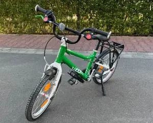 Woom3 Kinderfahrrad Zoll 16 grün automagic 