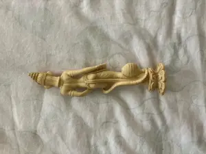 Figur Tempeltänzerin mit Kobra Bild 2