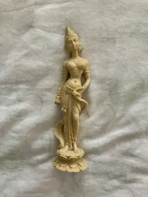 Figur Tempeltänzerin mit Kobra