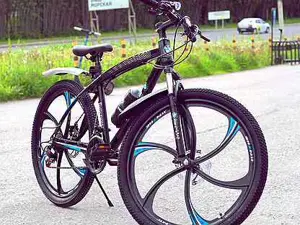 	 Vollgefedertes Mountain-Bike