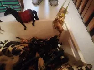 Schleich Tiere und Figuren BOX inklusive Bauernhof Holz geschnitzt  Bild 7