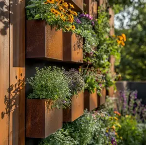 Sonderanfertigungen aus Cortenstahl   Hochbeete, Pflanzsysteme & Gartenmöbel nach Maß Bild 3