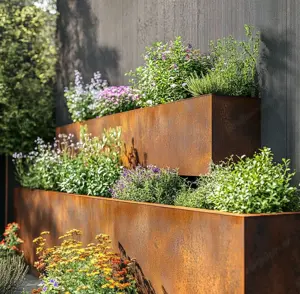 Sonderanfertigungen aus Cortenstahl   Hochbeete, Pflanzsysteme & Gartenmöbel nach Maß Bild 4