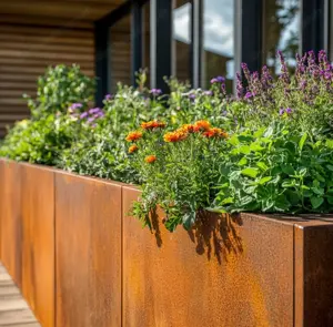 Sonderanfertigungen aus Cortenstahl   Hochbeete, Pflanzsysteme & Gartenmöbel nach Maß Bild 2