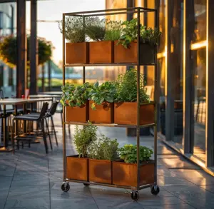 Sonderanfertigungen aus Cortenstahl   Hochbeete, Pflanzsysteme & Gartenmöbel nach Maß Bild 5