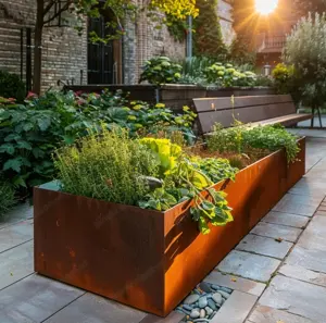 Sonderanfertigungen aus Cortenstahl   Hochbeete, Pflanzsysteme & Gartenmöbel nach Maß Bild 7