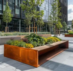 Sonderanfertigungen aus Cortenstahl   Hochbeete, Pflanzsysteme & Gartenmöbel nach Maß Bild 8