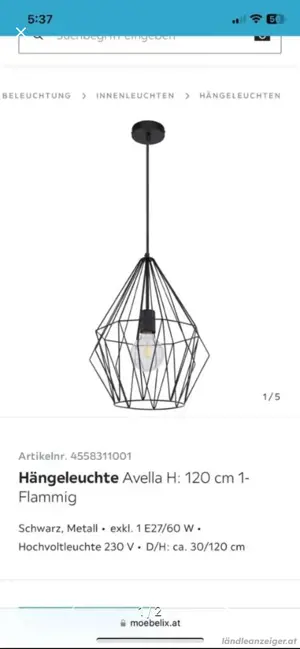 Hängeleuchte Esszimmerlampe