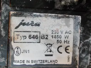 JURA IMPRESSA E 25, Typ 646 mit Reperatur Servicebedarf Bild 4