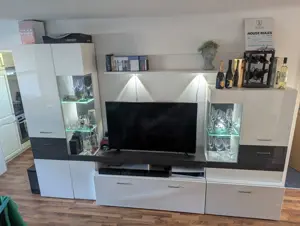 Wohnwand in weiß