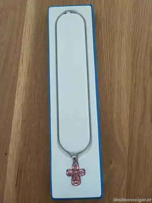 Silberkette Kreuz mit Zirkonia - NEU  Bild 5