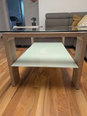Glas Couchtisch