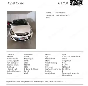 Opel  Corsa D 1.3 CDTI Edition 