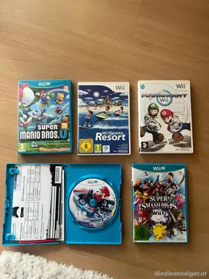 WII U voll funktionsfähig mit Spielen und Zubehör  Bild 2