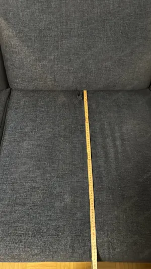 ECKSOFA in Webstoff Blau Bild 7