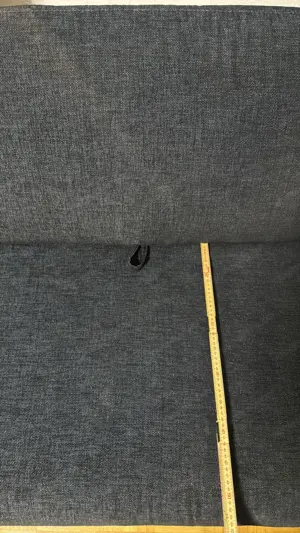 ECKSOFA in Webstoff Blau Bild 8