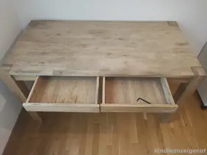 Vollholz Schreibtisch  Bild 5
