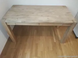 Vollholz Schreibtisch  Bild 4
