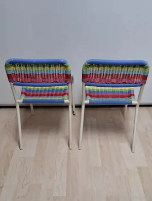 2 Ikea Färgglad Kinderstühle Bild 2
