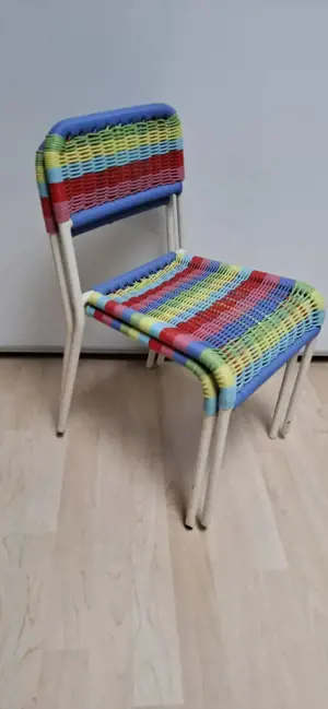 2 Ikea Färgglad Kinderstühle Bild 3
