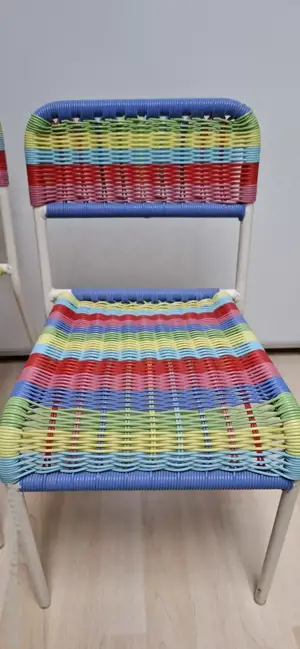 2 Ikea Färgglad Kinderstühle Bild 4