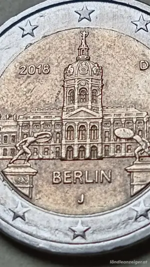 2 eruo  2018 j Berlin deutschland fehlprägungen 