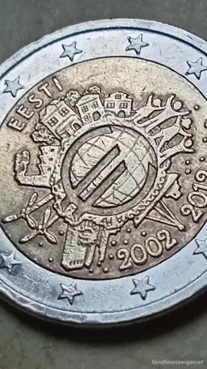 2 euro 2002-2012  eesti 