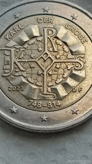 2 euro  2023 df Karl der grosse deutschland 