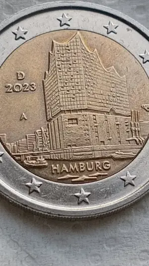 2 euro  2023 A Elbphilharmonie hamburg deutschland  Bild 5