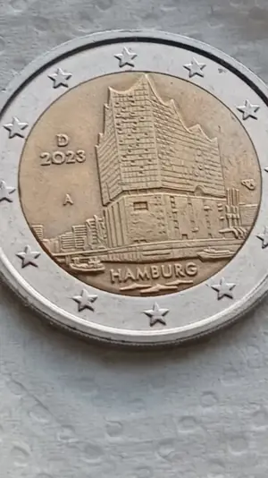 2 euro  2023 A Elbphilharmonie hamburg deutschland  Bild 4