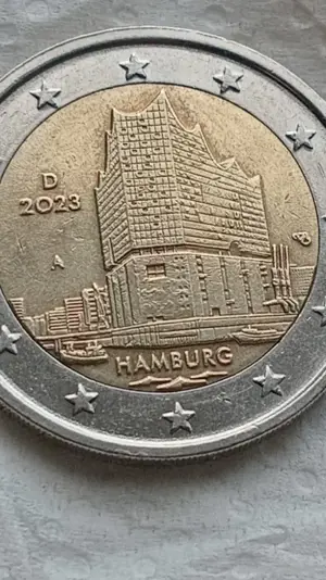 2 euro  2023 A Elbphilharmonie hamburg deutschland  Bild 5