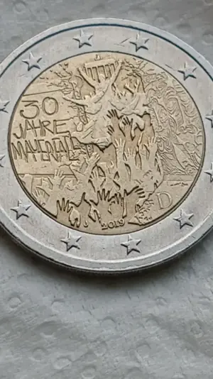 2 euro münzen 2019 j 30 Jahre mauerffall deutschland  Bild 2