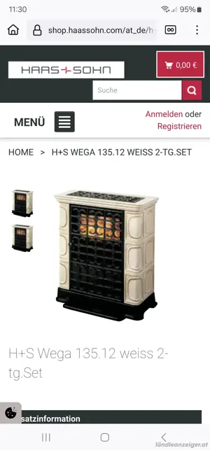 Dauerbrandofen Haas und Sohn,   gusseisern Bild 3