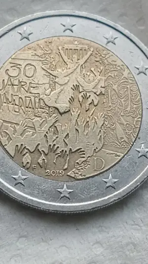 2 euro  2019 g 30 Jahre mauerffall deutschland 
