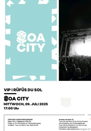 Rüfüs Du Sol Vip Ticket